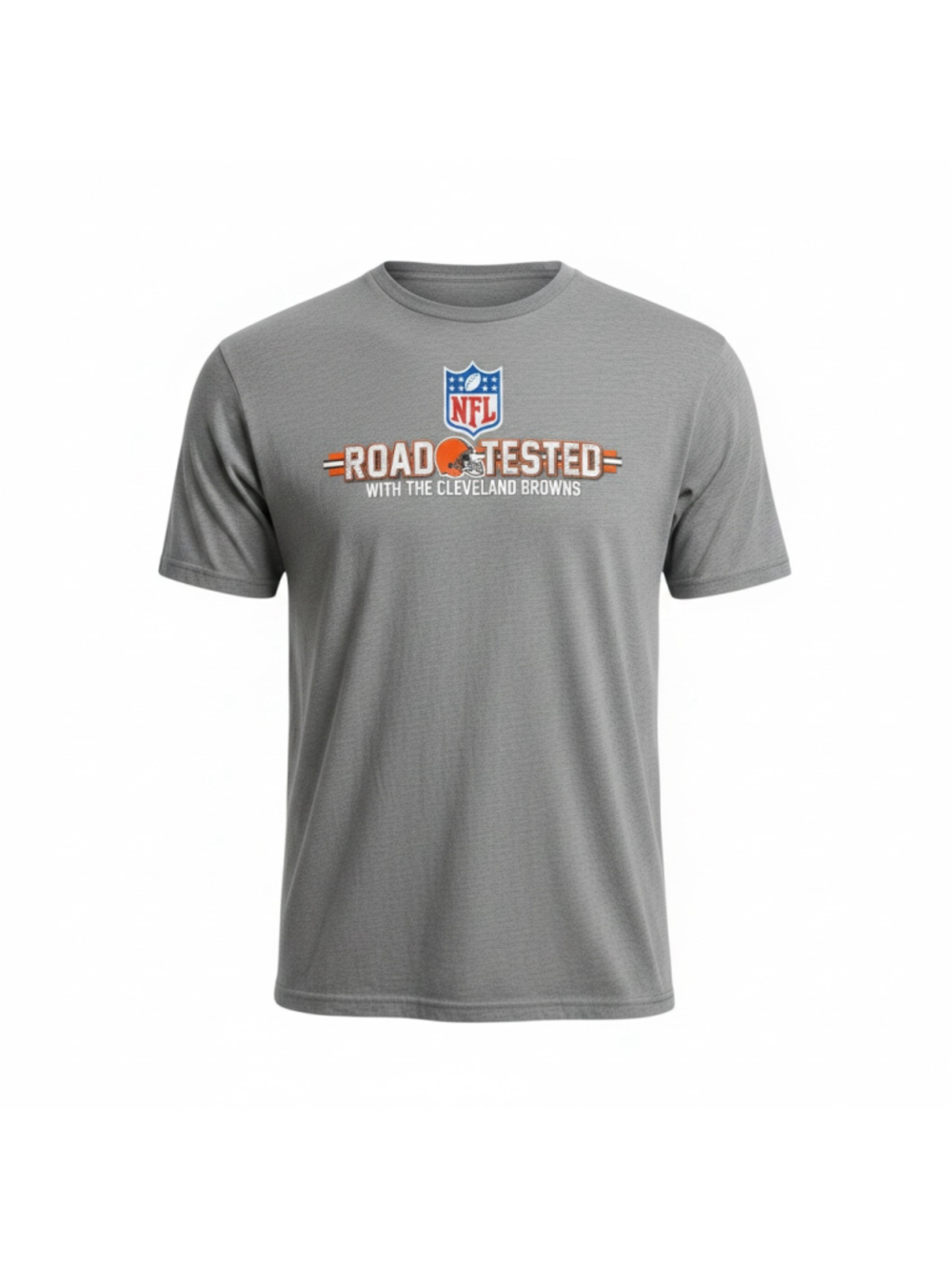 NFL Cleveland Browns Road Tested Graphic T-Shirt Gray XXL Football Fan Tee